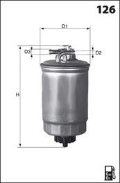 LUCAS FILTERS Топливный фильтр LFDF119